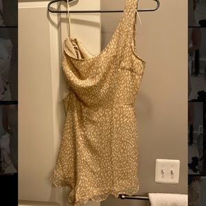 One shoulder romper!